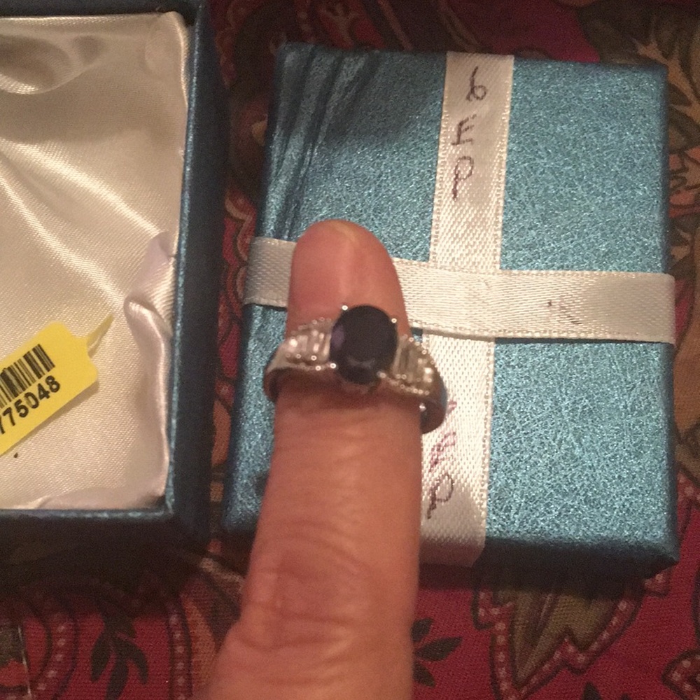 3 pcs  blue sapphire white topaz( new)